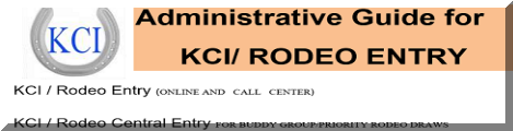 KCI RODEO CENTRAL ENTRY